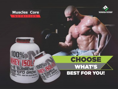 100% whey muscle Core